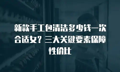 新款手工包清洁多少钱一次合适女？三大关键要素保障性价比