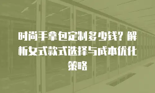 时尚手拿包定制多少钱？解析女式款式选择与成本优化策略