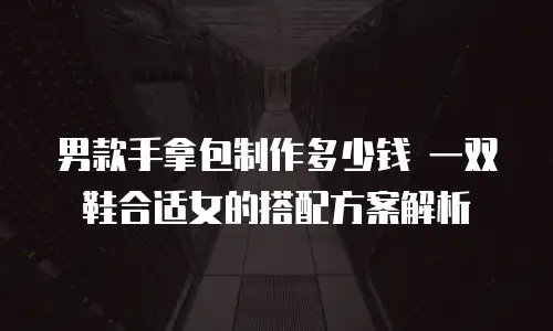 男款手拿包制作多少钱 一双鞋合适女的搭配方案解析