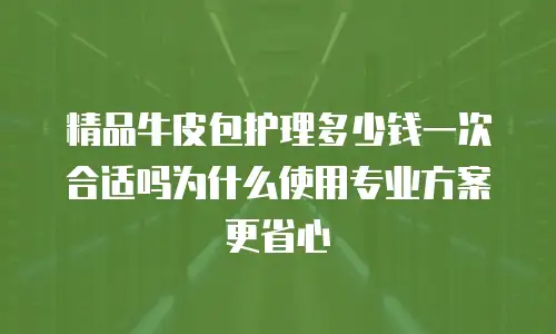 精品牛皮包护理多少钱一次合适吗为什么使用专业方案更省心