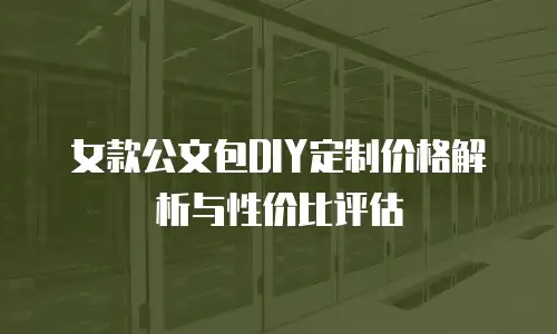 女款公文包DIY定制价格解析与性价比评估