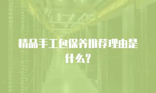 精品手工包保养推荐理由是什么？