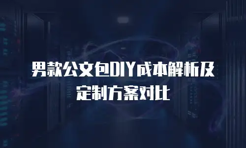 男款公文包DIY成本解析及定制方案对比