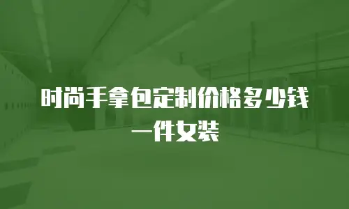时尚手拿包定制价格多少钱一件女装