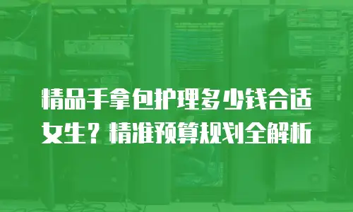 精品手拿包护理多少钱合适女生？精准预算规划全解析