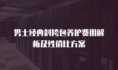 男士经典斜挎包养护费用解析及性价比方案