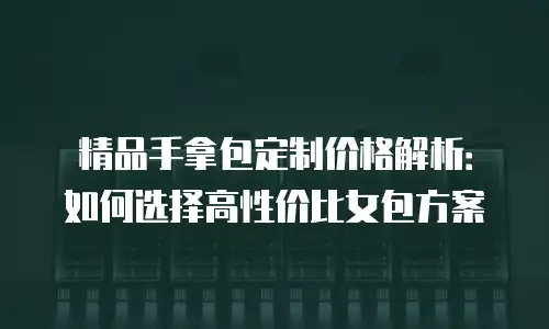 精品手拿包定制价格解析：如何选择高性价比女包方案