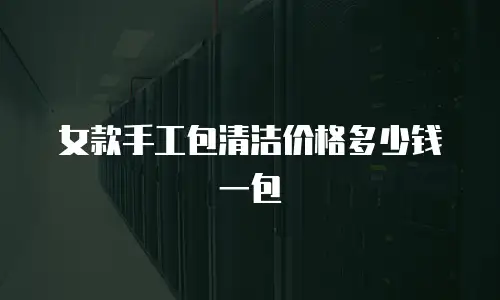 女款手工包清洁价格多少钱一包