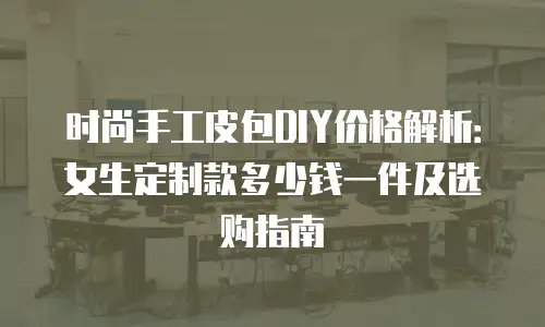 时尚手工皮包DIY价格解析：女生定制款多少钱一件及选购指南