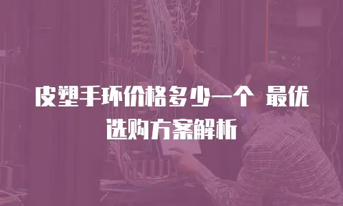 皮塑手环价格多少一个 最优选购方案解析