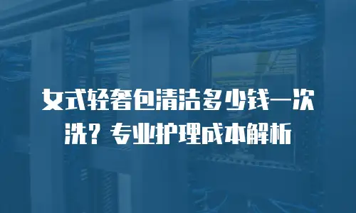 女式轻奢包清洁多少钱一次洗？专业护理成本解析