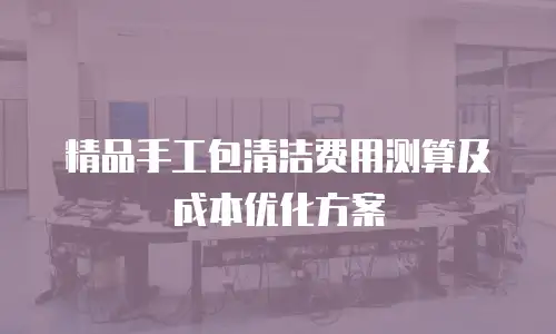 精品手工包清洁费用测算及成本优化方案