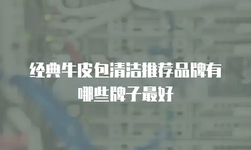 经典牛皮包清洁推荐品牌有哪些牌子最好