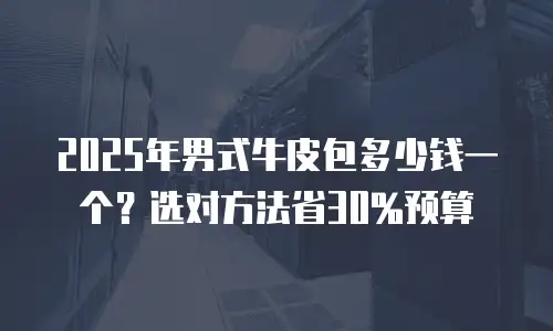 2025年男式牛皮包多少钱一个？选对方法省30%预算