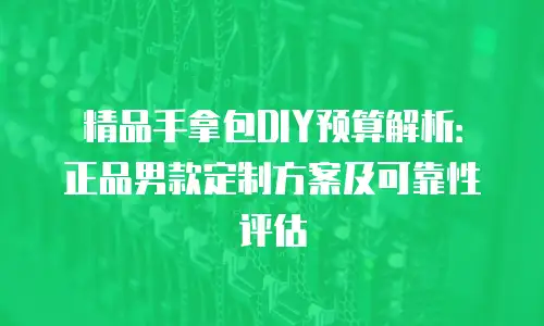 精品手拿包DIY预算解析：正品男款定制方案及可靠性评估