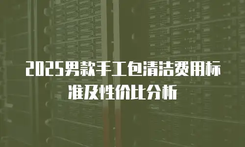 2025男款手工包清洁费用标准及性价比分析