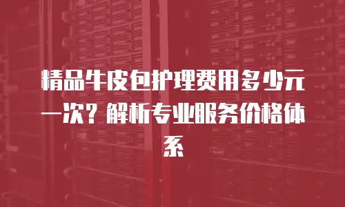 精品牛皮包护理费用多少元一次？解析专业服务价格体系