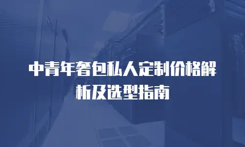 中青年奢包私人定制价格解析及选型指南