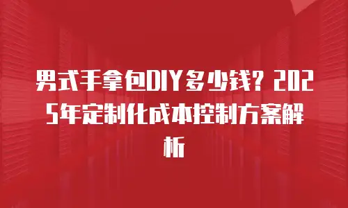 男式手拿包DIY多少钱？2025年定制化成本控制方案解析