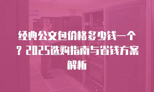 经典公文包价格多少钱一个？2025选购指南与省钱方案解析