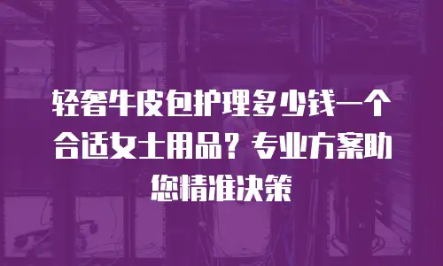 轻奢牛皮包护理多少钱一个合适女士用品？专业方案助您精准决策