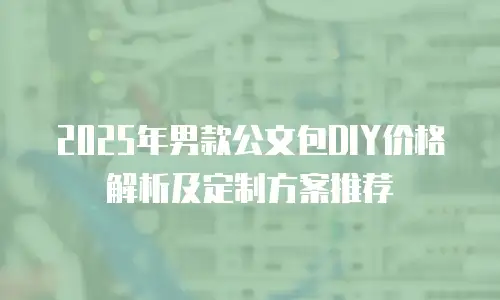 2025年男款公文包DIY价格解析及定制方案推荐