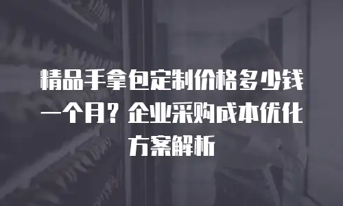 精品手拿包定制价格多少钱一个月？企业采购成本优化方案解析