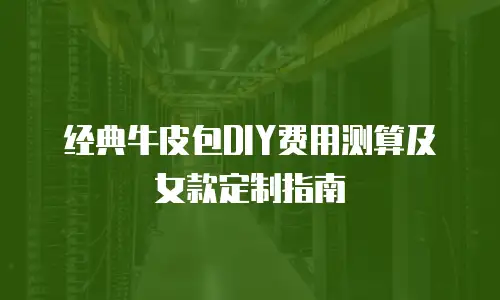 经典牛皮包DIY费用测算及女款定制指南