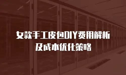女款手工皮包DIY费用解析及成本优化策略