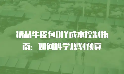 精品牛皮包DIY成本控制指南：如何科学规划预算