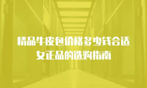 精品牛皮包价格多少钱合适女正品的选购指南