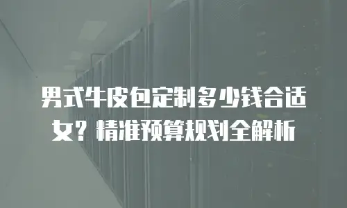男式牛皮包定制多少钱合适女？精准预算规划全解析