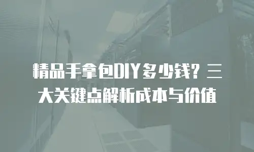 精品手拿包DIY多少钱？三大关键点解析成本与价值