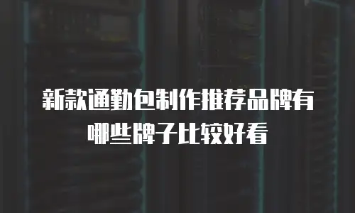 新款通勤包制作推荐品牌有哪些牌子比较好看