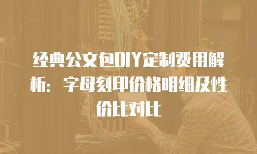 经典公文包DIY定制费用解析：字母刻印价格明细及性价比对比