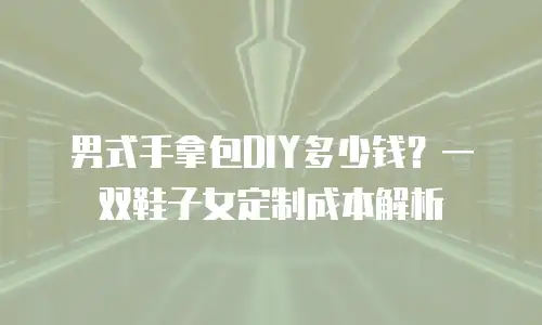 男式手拿包DIY多少钱？一双鞋子女定制成本解析
