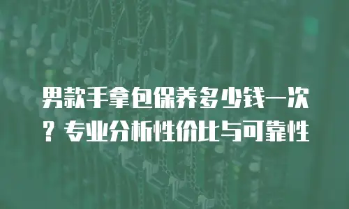 男款手拿包保养多少钱一次？专业分析性价比与可靠性