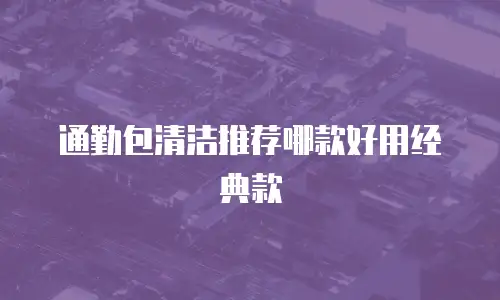 通勤包清洁推荐哪款好用经典款