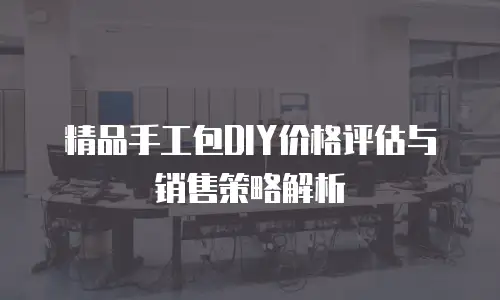 精品手工包DIY价格评估与销售策略解析