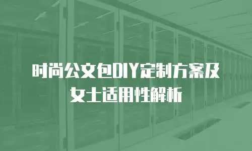 时尚公文包DIY定制方案及女士适用性解析