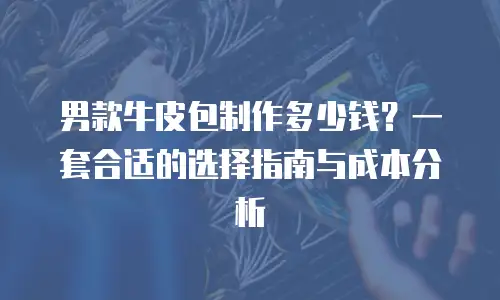 男款牛皮包制作多少钱？一套合适的选择指南与成本分析