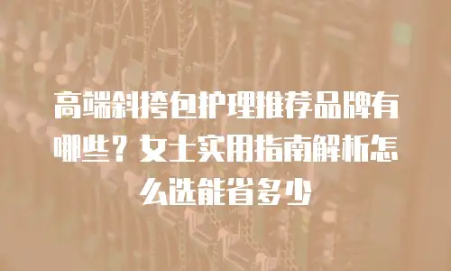高端斜挎包护理推荐品牌有哪些？女士实用指南解析怎么选能省多少