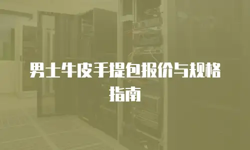 男士牛皮手提包报价与规格指南