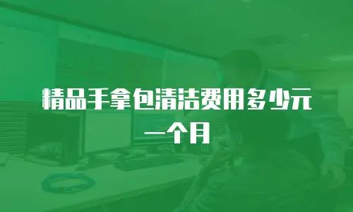 精品手拿包清洁费用多少元一个月