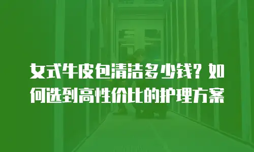 女式牛皮包清洁多少钱？如何选到高性价比的护理方案
