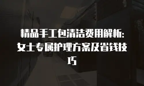 精品手工包清洁费用解析：女士专属护理方案及省钱技巧