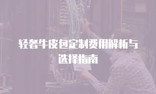 轻奢牛皮包定制费用解析与选择指南
