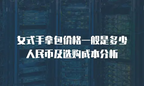 女式手拿包价格一般是多少人民币及选购成本分析