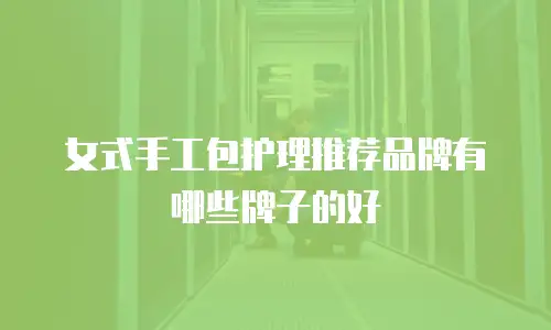 女式手工包护理推荐品牌有哪些牌子的好