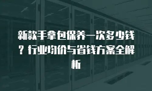 新款手拿包保养一次多少钱？行业均价与省钱方案全解析